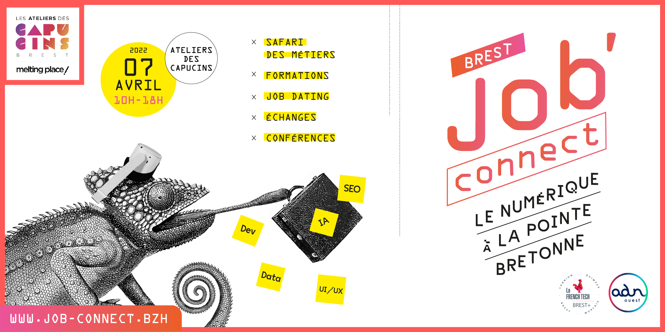 affiche de l'événement Job Connect Brest